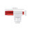 Mini-Kohlendioxid-Inflator für Presta-Ventile, Rot, 5,3x1,4x2cm 12