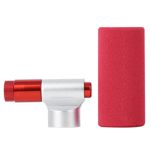 Mini-Kohlendioxid-Inflator für Presta-Ventile, Rot, 5,3x1,4x2cm 1