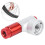 Mini-Kohlendioxid-Inflator für Presta-Ventile, Rot, 5,3x1,4x2cm 8