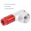 Mini-Kohlendioxid-Inflator für Presta-Ventile, Rot, 5,3x1,4x2cm 7