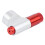 Mini-Kohlendioxid-Inflator für Presta-Ventile, Rot, 5,3x1,4x2cm 3
