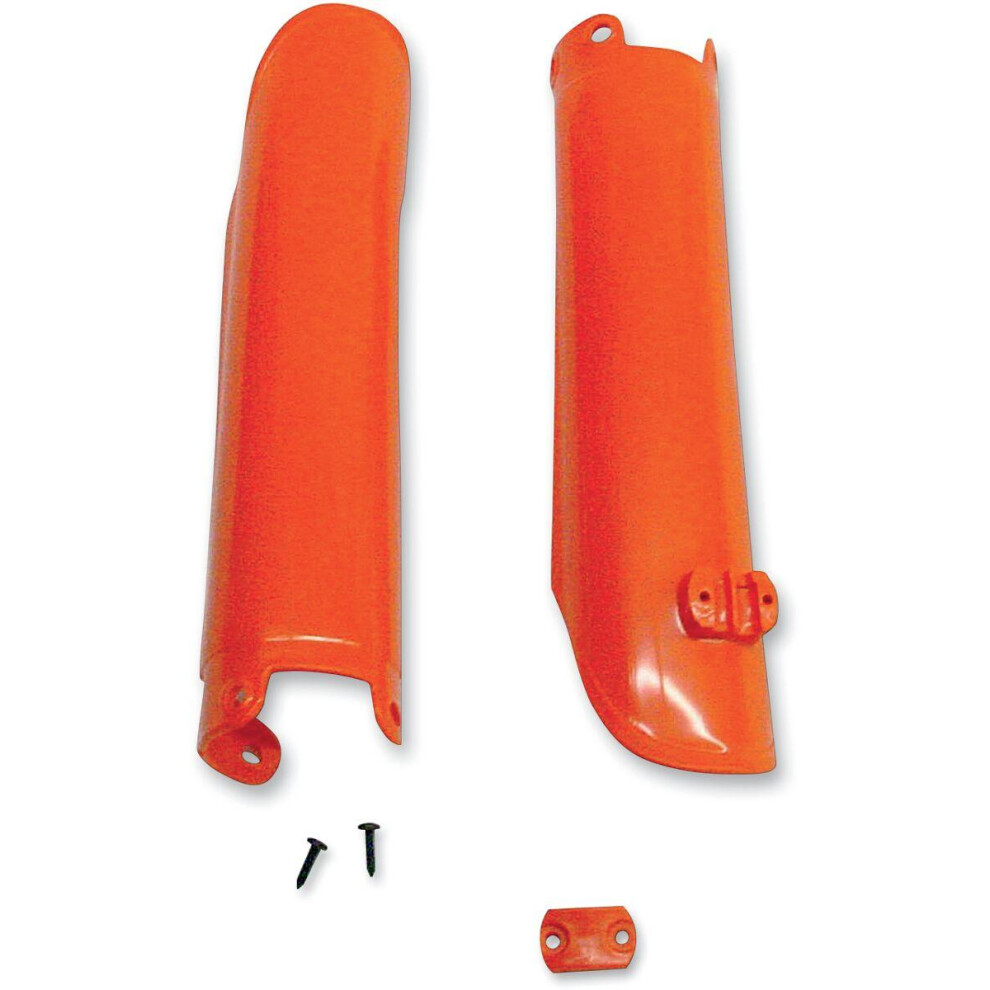 Ufo Orange Fork Guards For Ktm Exc125 2001-2007