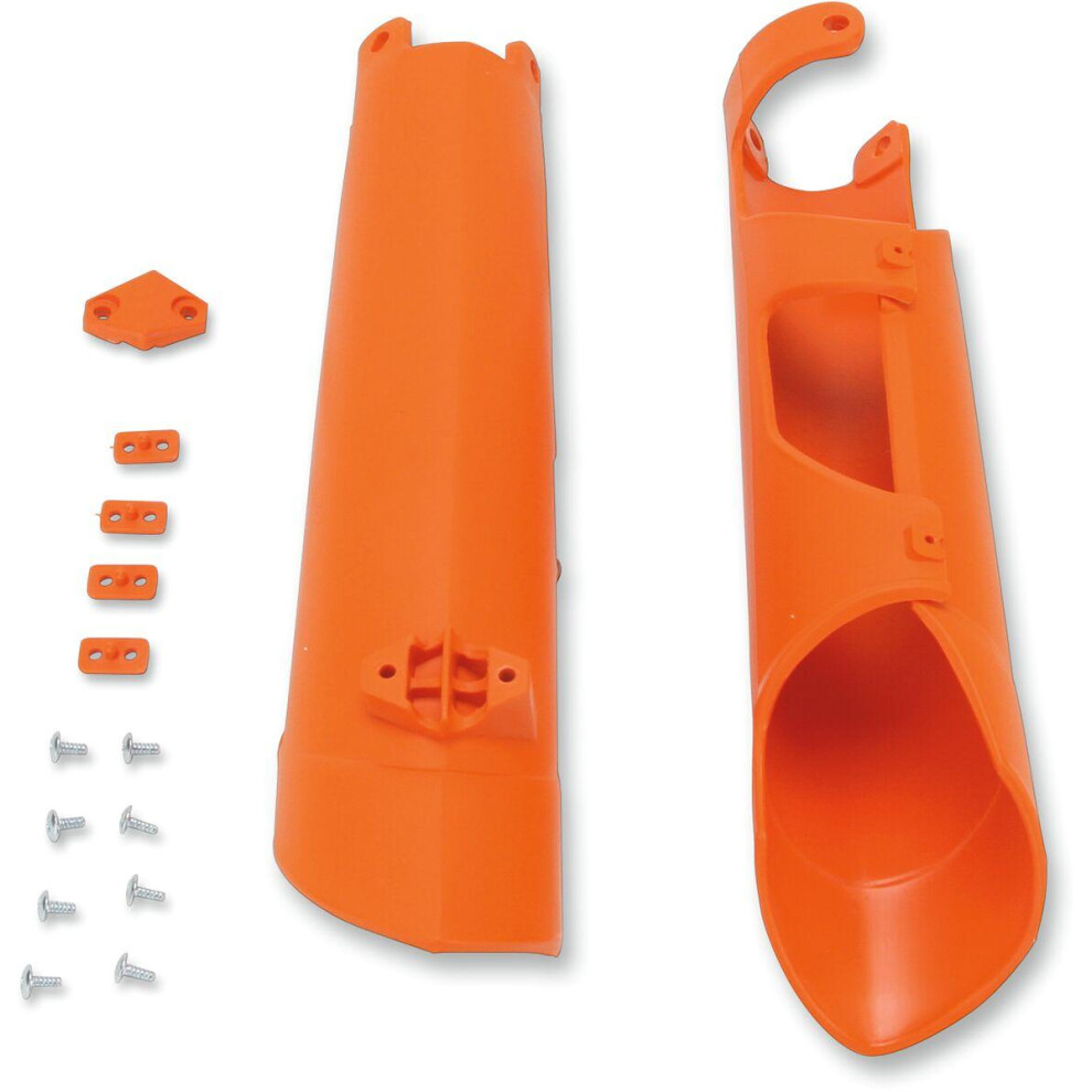 Ufo Orange Fork Guards For Ktm Exc125 2008-2015