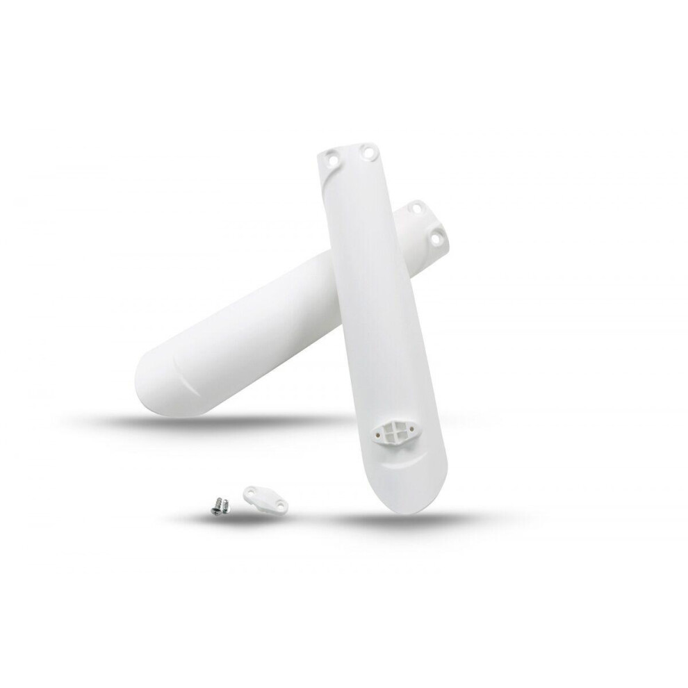 Ufo White Fork Guards For Ktm Sx85 2018-2024