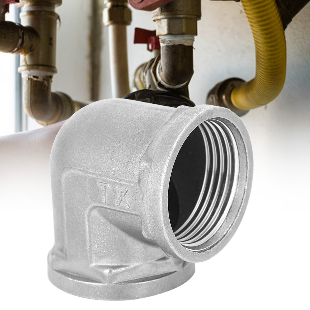 G1in Female Thread Elbow Connector Pipe Fitting Adapter Quick Connector For Plumbing Fuel Gas 8741323598493
