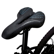 Atmungsaktiger PU Fahrrad-Sattel mit Gel-Polster – Größe 270x160mm, in mehreren Farben