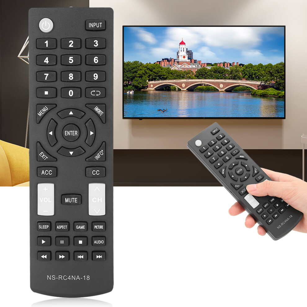 High Quality Television Remote Control Replacement For Insignia Lcd Tv Nsrc4na18(Nsrc4na18 ) 8491323599395