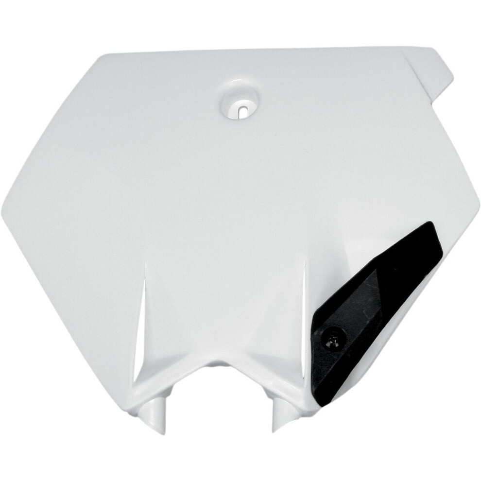 Ufo White Front Number Board For Ktm Sx105 2007-2010