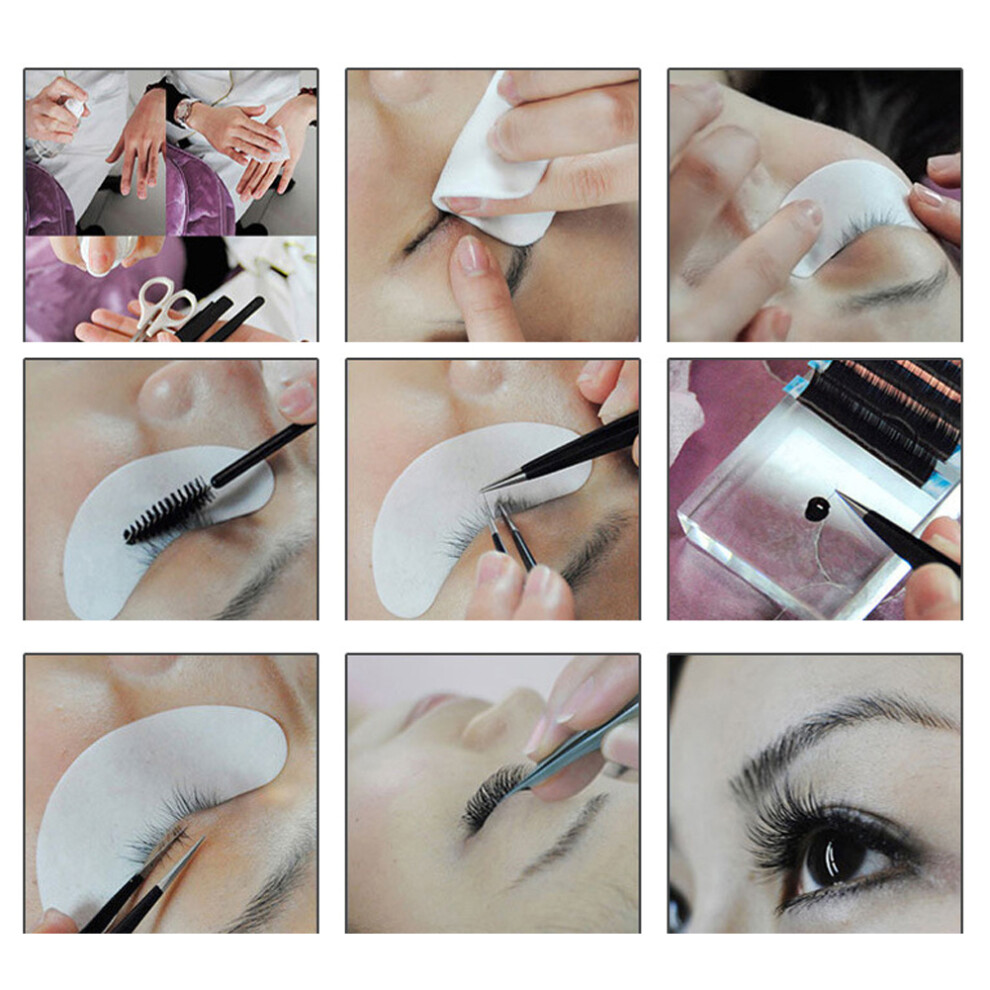 Professional Soft Dense Eyelash Extension Grafting False Lashes False Eyelashes 0.07 C12MM
