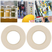 2er Pack Thermoetikettenrolle für LR5C, 1,5 cm x 4 m, Bürodrucker