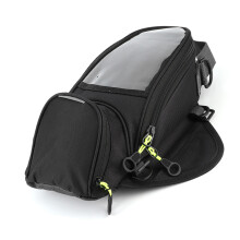 Waterproof Fuel Tank Bag Magnet Navigation Saddlebag Large Transparent Window Motorcycle Backpack