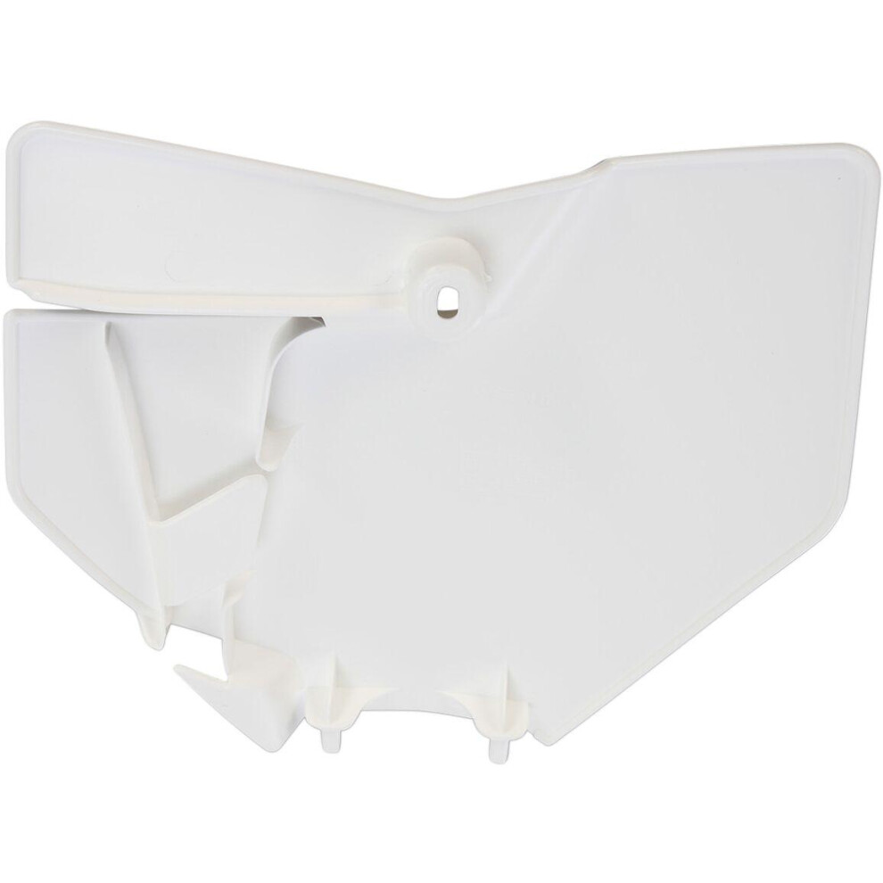 Ufo White Front Number Board For Ktm Sx125 2016-2018