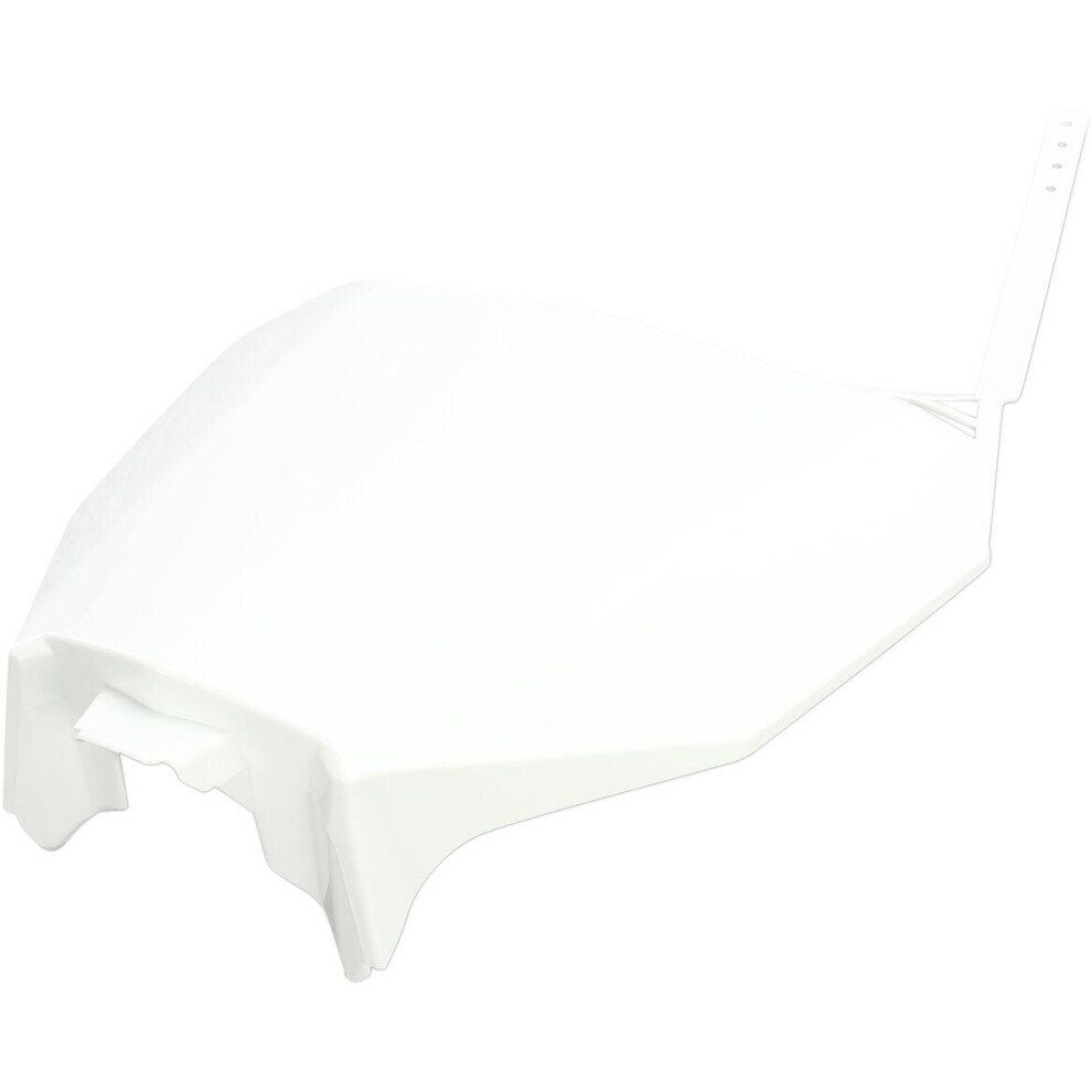 Ufo White Front Number Board For Honda Crf250r 2018-2021