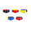 5 Pack Quick-Set Cymbal Mate Quick Release Drum Accessories Kit Rondom Color 6