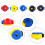 5 Pack Quick-Set Cymbal Mate Quick Release Drum Accessories Kit Rondom Color 7