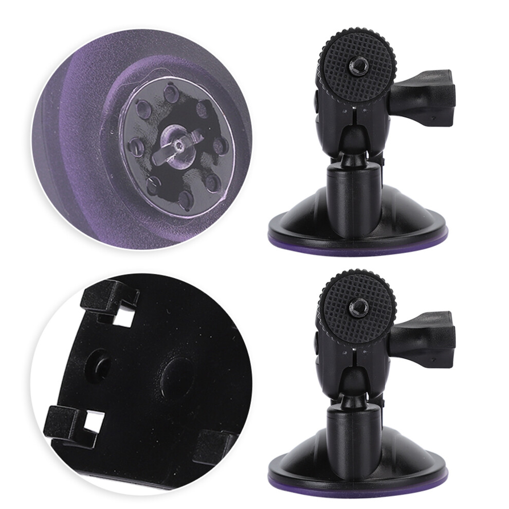 Hd H3041 65Mm 2Pcs Car Gps Navigator Driving Recorder Suction Cup Bracket(Four Jaw Heads ) 7901323604858