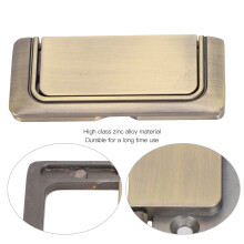 Invisible Door Handle Sliding Barn Door Drawer Pull Zinc Alloy No Hole Concealed InstallationBrushed Bronze