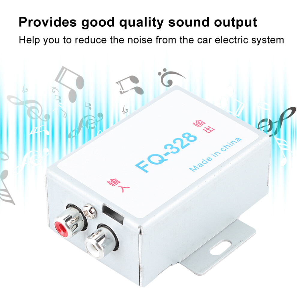 12V Car Stereo Audio Filter Noise Isolation Reducer High Performance For Amplifier Speaker 4361323605775
