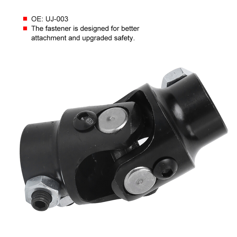 Steering Shaft U Joint 3/4-36 Spline X 3/4In Dd For Grinding Machines Levelers Fit For Mustang( ) Black 8741323606501