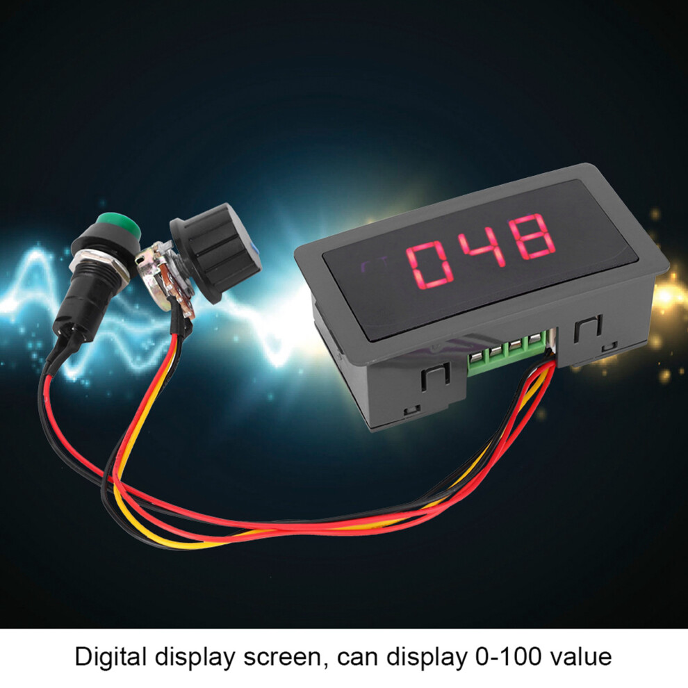Ccm5d Digital Pwm Dc Display Motor Governor 6V 12V 24V Adjustable Stepless Speed Controller 3621323608857