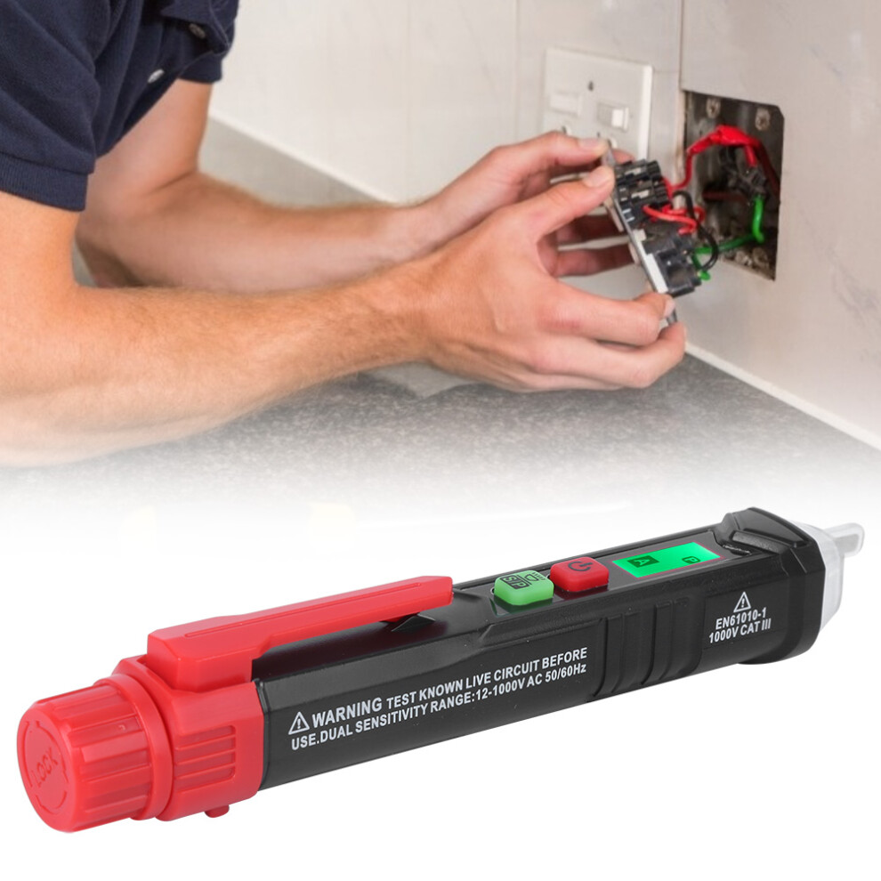 Ht100p Non Contact 3 Phase Rotation Indicator Ac Voltage Detector Pen Tester With Flashlight 4621323609297