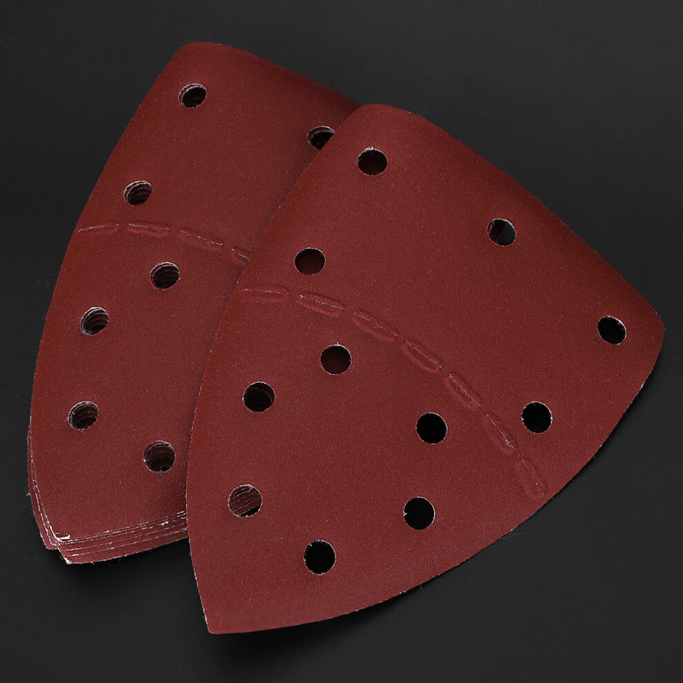 60Pcs Mouse Sandpaper Separate Palm Abrasive Paper Sanding Sheets 140X140x100mm 11 Holes240 Grit 7621323609461