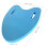 Leichter EVA-Schwimmkickboard mit Griffen – Blau, 39312,7 cm 2