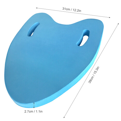 Leichter EVA-Schwimmkickboard mit Griffen – Blau, 39312,7 cm 1