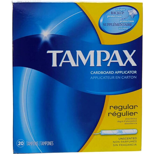 Tampax Tampons with Flushable Cardboard Applicator