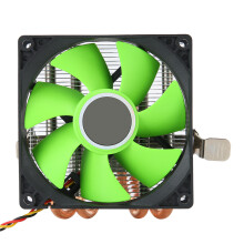 CPU-Kühler-Kühler 4 Messing-Heatpipe 2000RPM-Lüfter 12V Grün