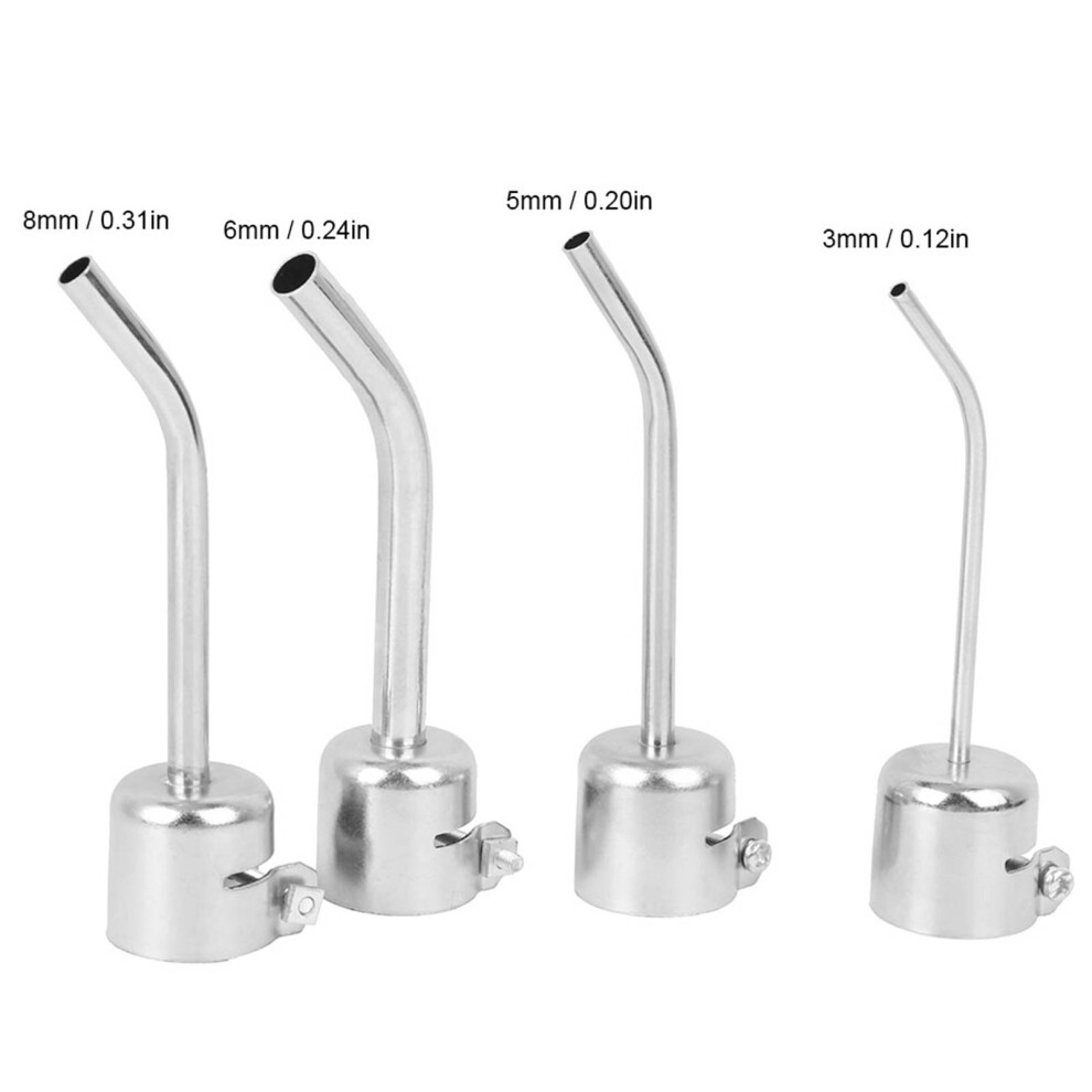 Universal Aluminum Alloy Hot Air Gun Nozzle Welding Soldering Accessories For 850 Heat Gun 9431323614284