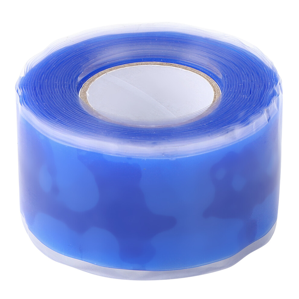 Industrial Flame Retardant Waterproof Silicone Self Adhesive Tape Blue 0.5Mm X 25Mm X 3Meter 3601323614478
