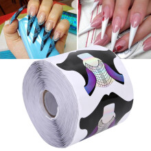 Bunte Fischförmige Acryl-Nagelkunst-Formsticker 300 Stück, 7,5 cm
