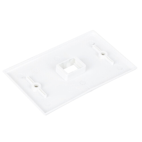 5Pcs Network Socket Panel 120 American Type Single Pot Wall Flat Face Plate RJ45 Faceplate 2