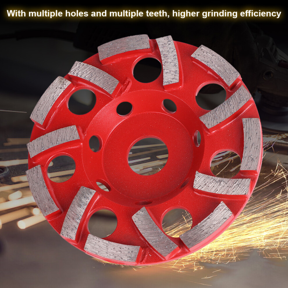 125Mm/4.9In Diamond Grinding Cup Wheel 14 Teeth Polishing Tool For Cement Concrete Stone 4661323618950