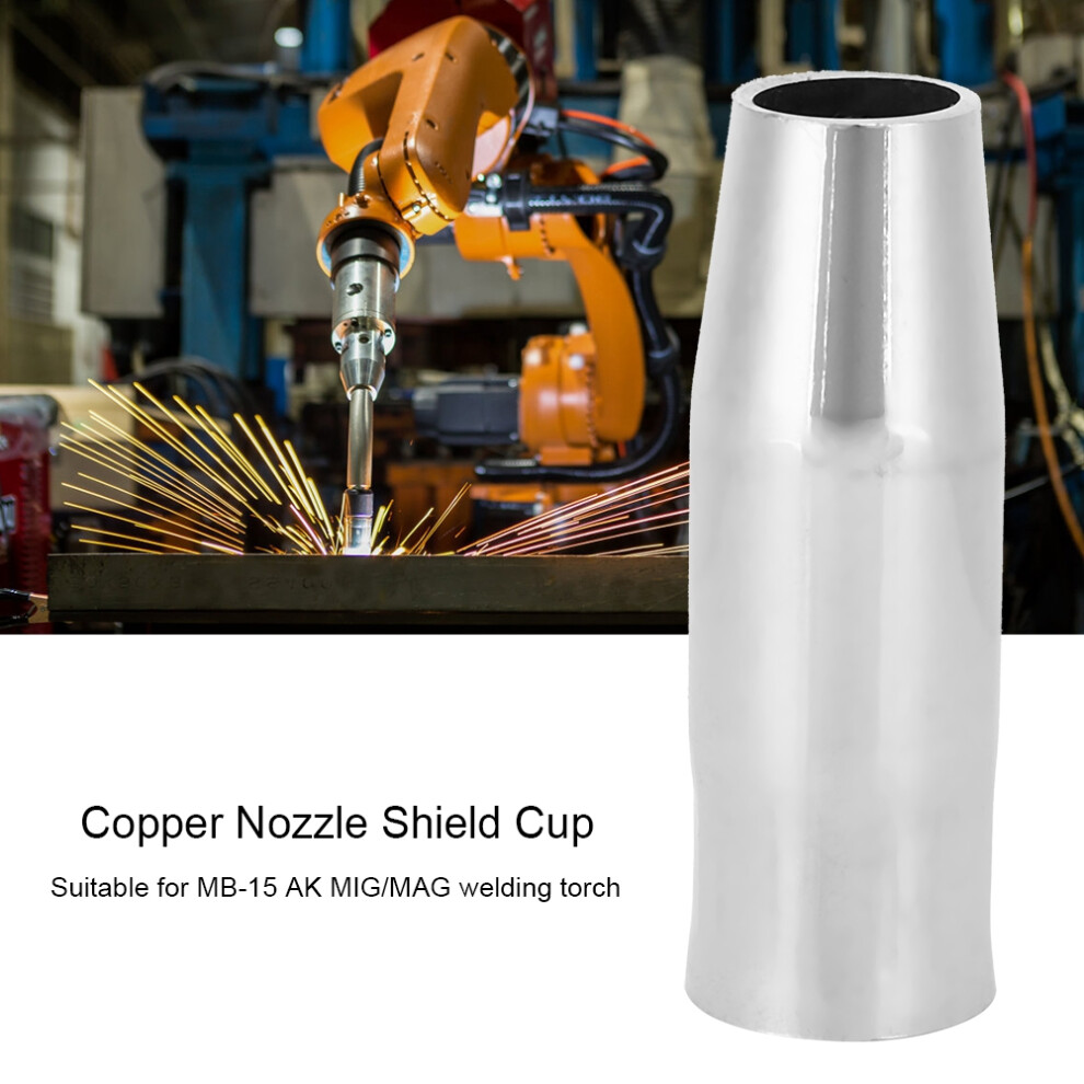 10Pcs Welding Torch Nozzle Shield Cup Copper Welder Consumables For Binzel 15Ak 4031323619828