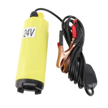 Tragbare elektrische Kraftstoffpumpe 60W 3M 19mm Auslass Gelb