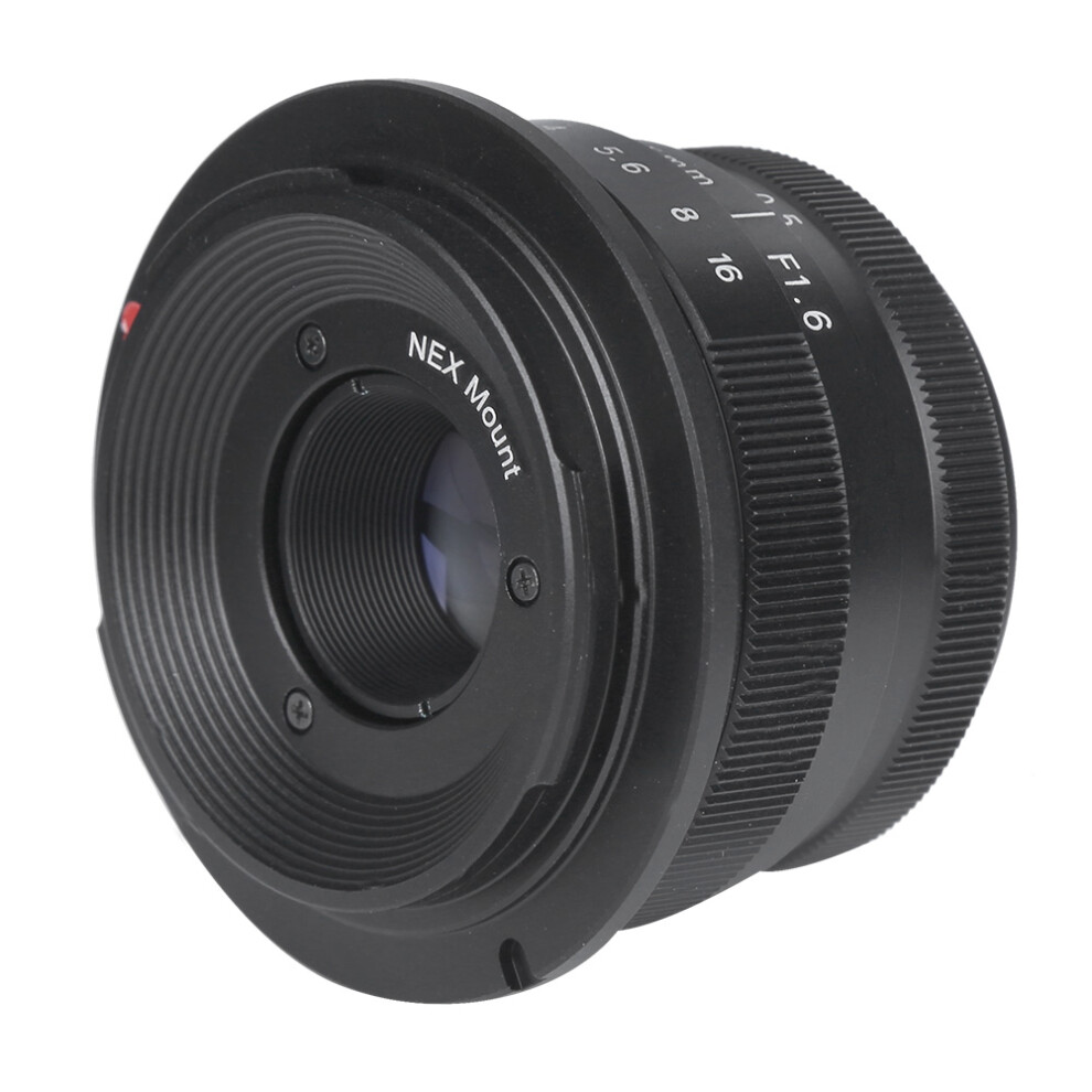 Newyi 35Mm F1.6 Mark Ii Optical Glass Large Aperture Fixed Focus Manual Scenery Humanistic Camera Lens( E Mount) Black 7611323622614
