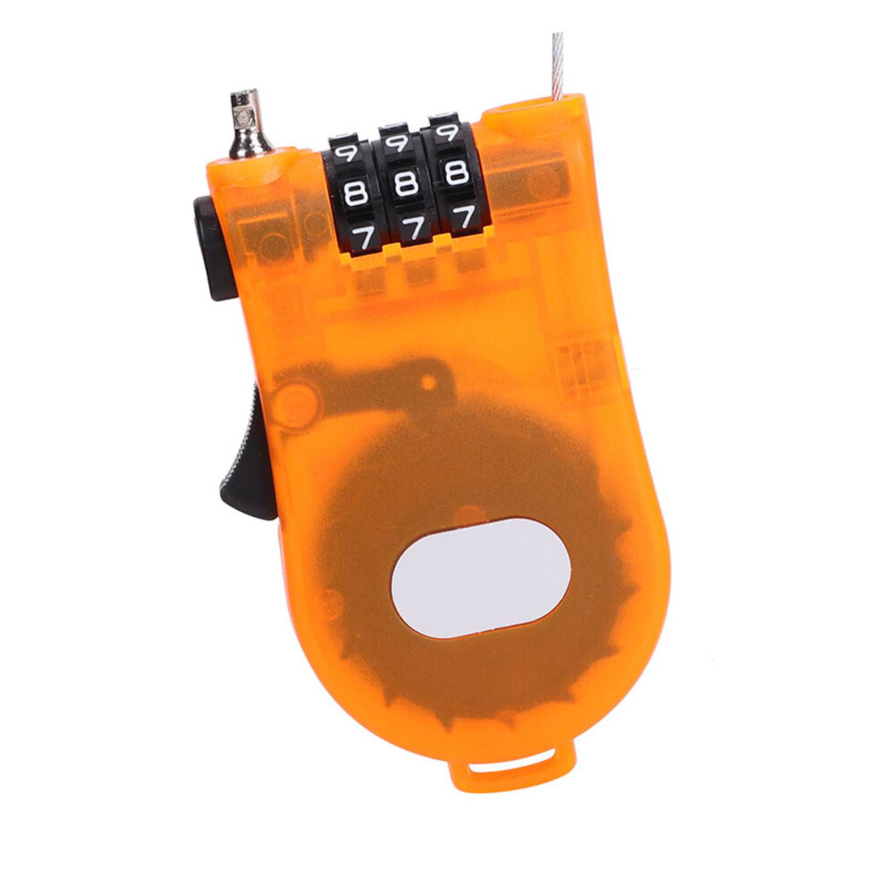 Mini Drawstring Password Anti Theft Lock Waterproof Retractable Motorcycle Helmet Lock For Cabinets Toolboxes 8751323626546