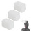 Blitzreflektor Bounce Diffusor 3-teiliges Softbox-Set für Canon 580EX Top-Blitz Weiß 12