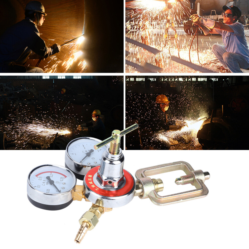0.25X4mpa Acetylene Pressure Regulator Gauge Acetylene Pressure Regulating Reducing Valve 7891323626663