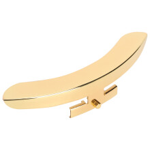 Banjo Armrest Musical Instrument Accessories Single Leg Polished Zinc Alloy Gold with Screws