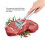 Stainless Steel Meat Tenderizer Roller Beef Steak Chicken Mallet Hammer Kitchen Tool 1