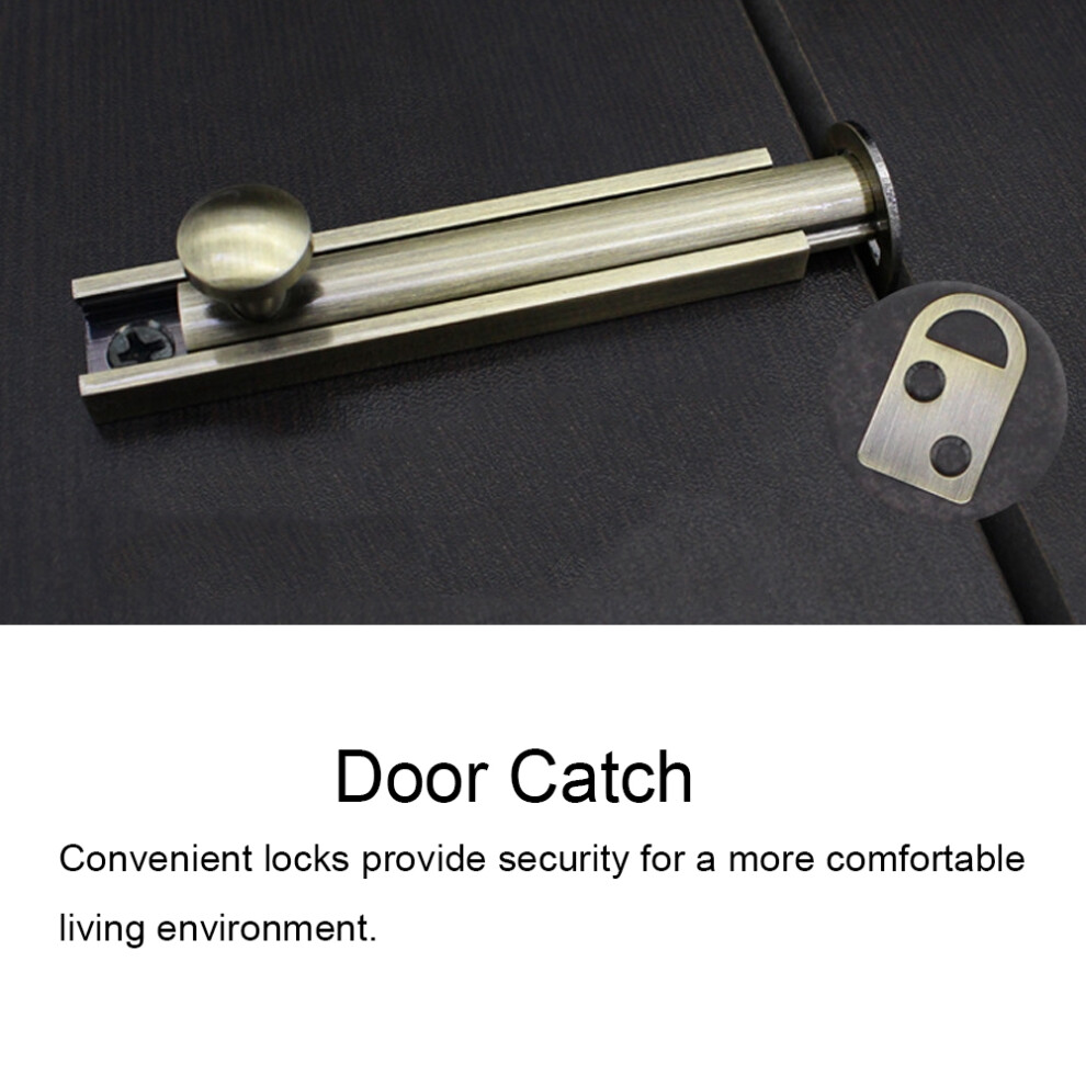Copper Bolt Latch Lock Home Safety Gate Hardware Window Catch Lock Household Tool 5001323631259
