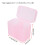 Nagellack-Organizer-Case Rosa - 2 Gitter Entferner-Pad-Halter Kompakt & Robust 6