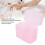 Nagellack-Organizer-Case Rosa - 2 Gitter Entferner-Pad-Halter Kompakt & Robust 8