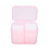 Nagellack-Organizer-Case Rosa - 2 Gitter Entferner-Pad-Halter Kompakt & Robust 14