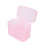 Nagellack-Organizer-Case Rosa - 2 Gitter Entferner-Pad-Halter Kompakt & Robust 4