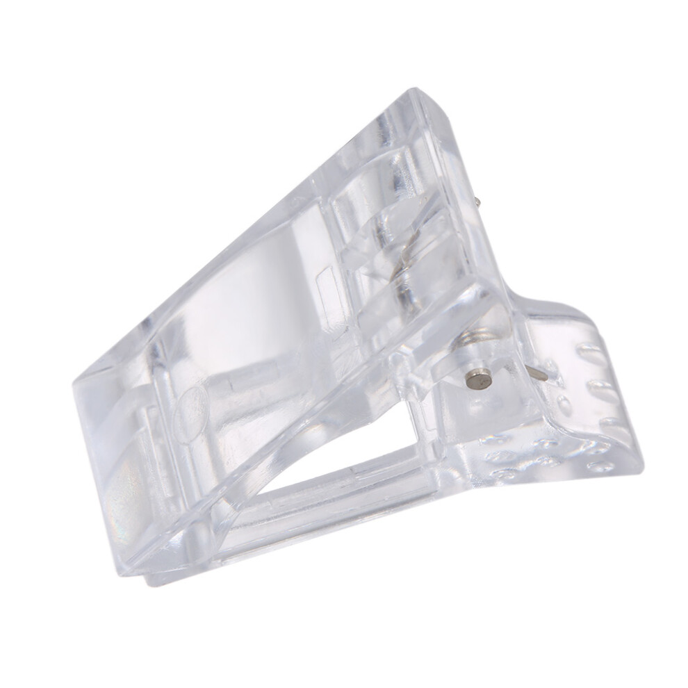 10PCS Transparent Nail Gel Quick Building Nail Tips Clips Finger Nail Extension UV LED Plastic Builder Clamps Manicure Nail Art Tool Kit