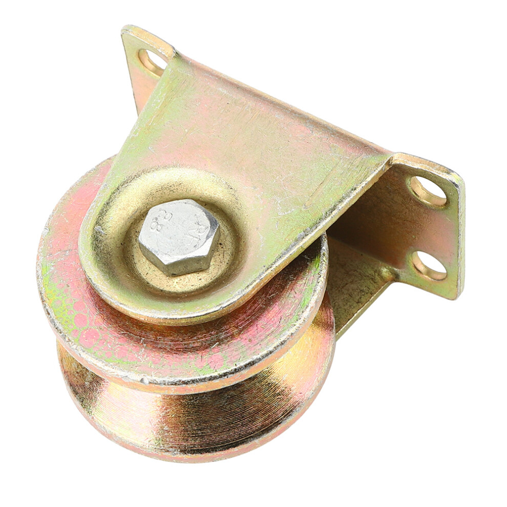V Groove Wheel 45# Steel Sliding Door Track Rigid Caster Industrial Guiding Pulley 6901323631961
